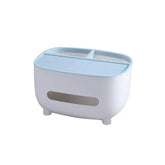 Desktop Organizer Shelf With Tissue Box Holder